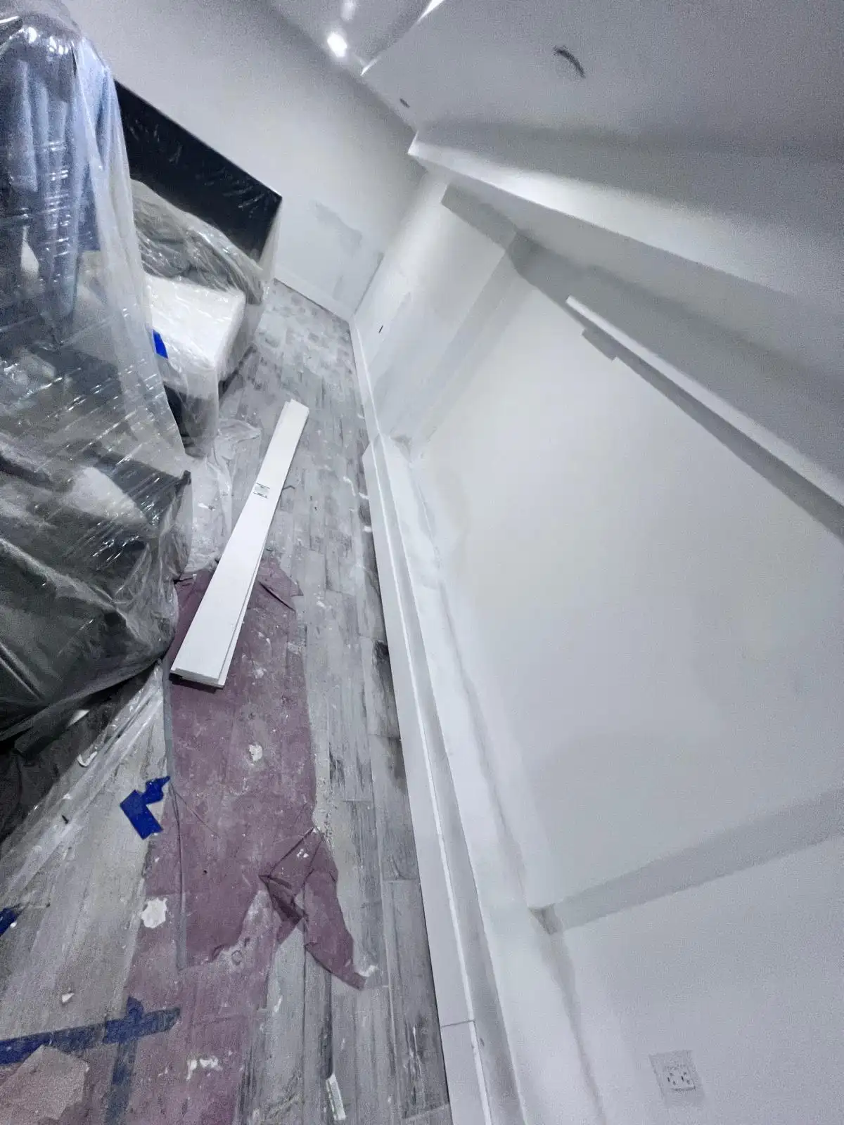 Basement wall repairs complete — Bedford-Stuyvesant, Brooklyn