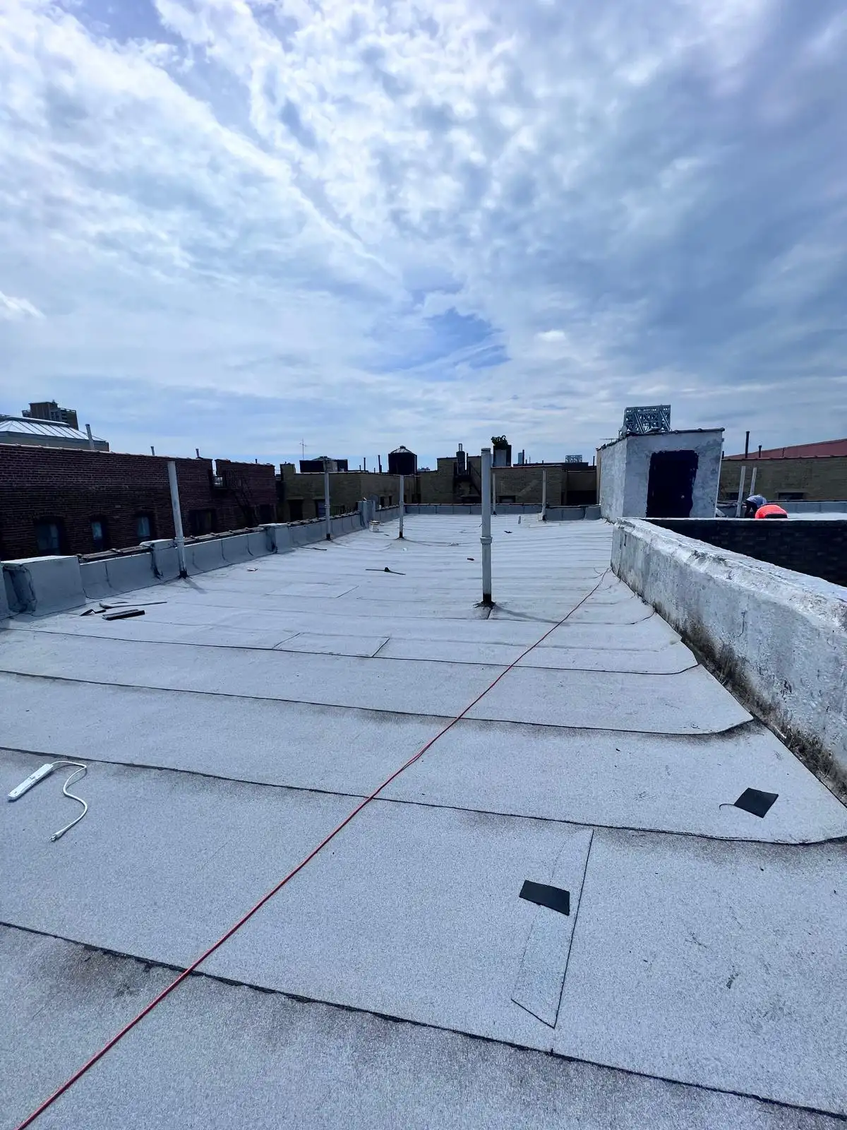 Completed SBS roof — Washington Heights, Manhattan