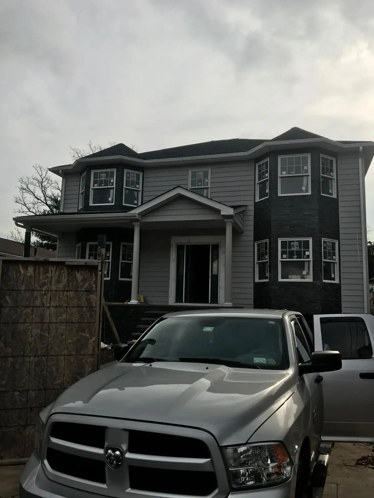 Completed two-story home exterior — Castleton Corners, Staten Island