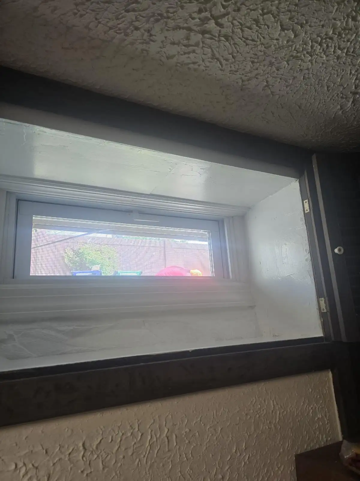 Finished basement window replacement — Eltingville, Staten Island