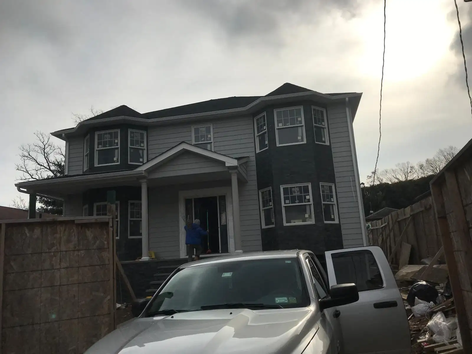 Finished two-story house with front porch — Castleton Corners, Staten Island