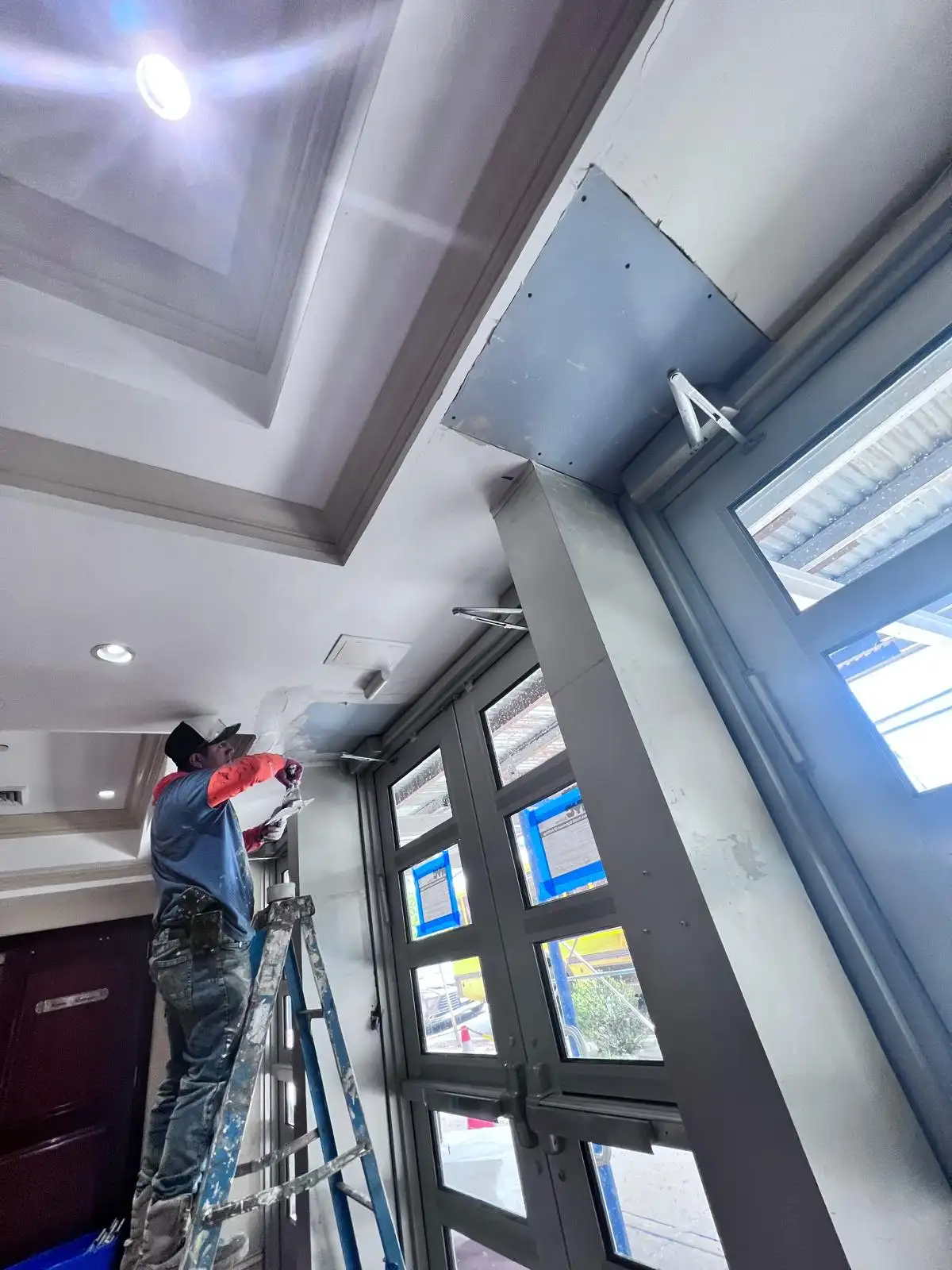 Interior finishing at entrance — Crown Heights, Brooklyn