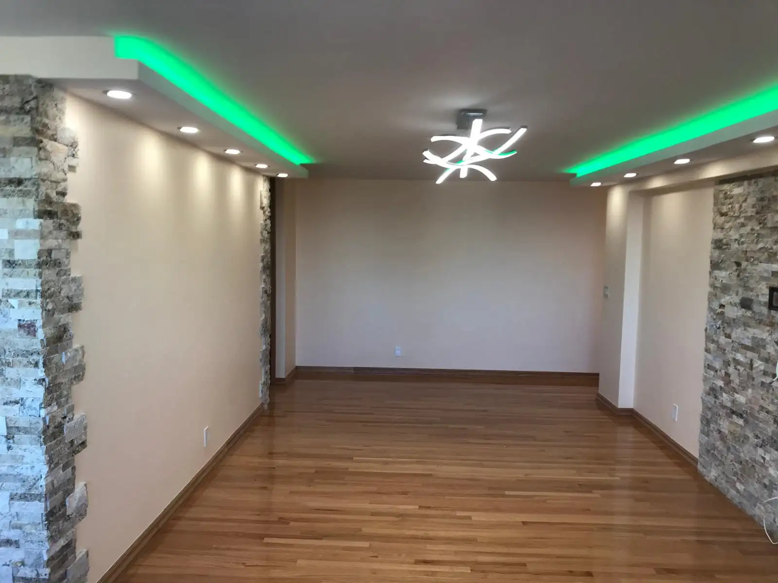 Living room LED cove lighting — Brighton Beach, Brooklyn