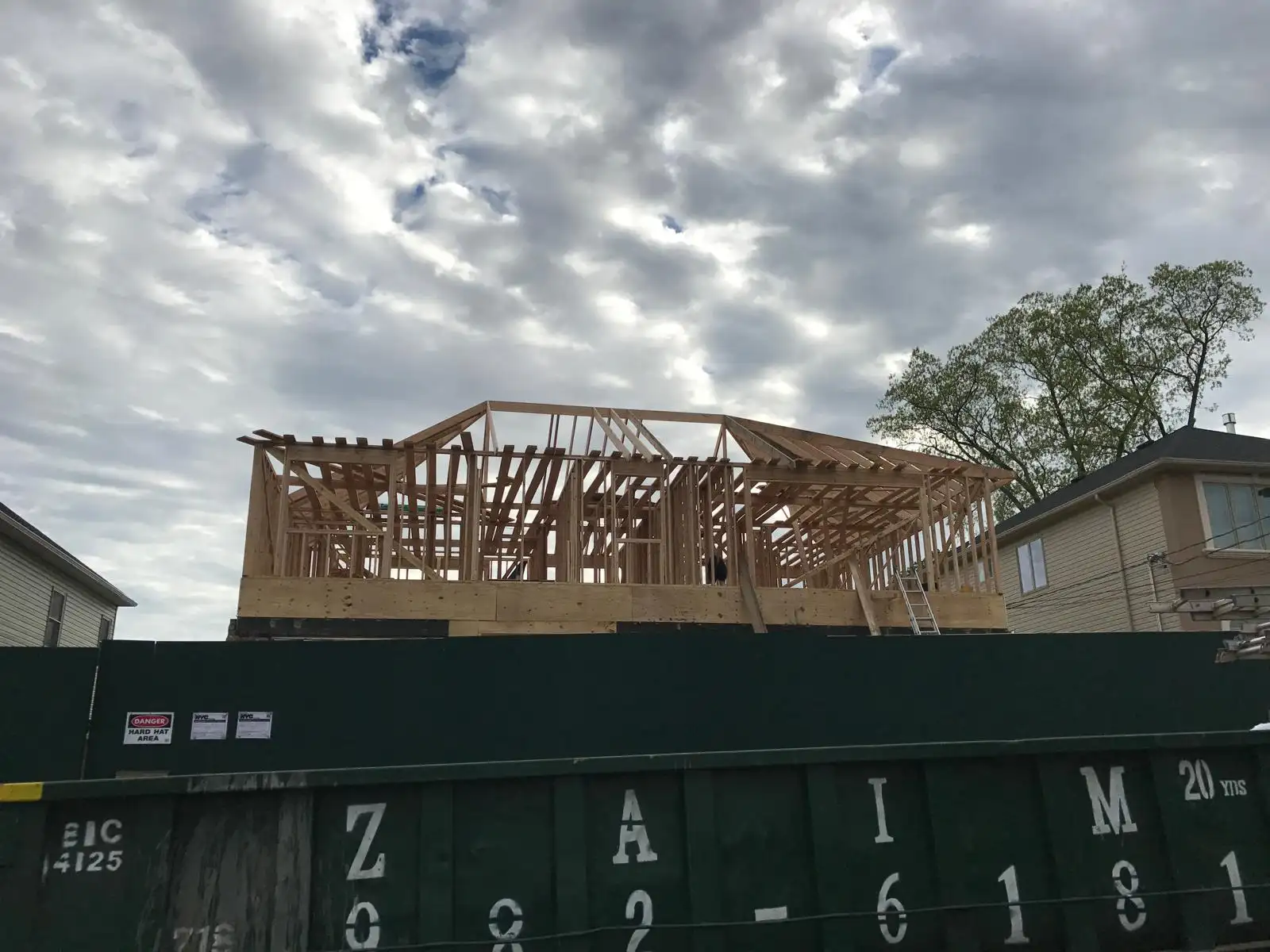 New second floor framing — Great Kills, Staten Island