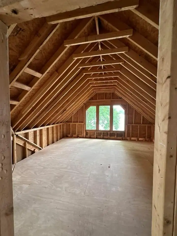 New second floor rafters and gable windows — Arrochar, Staten Island