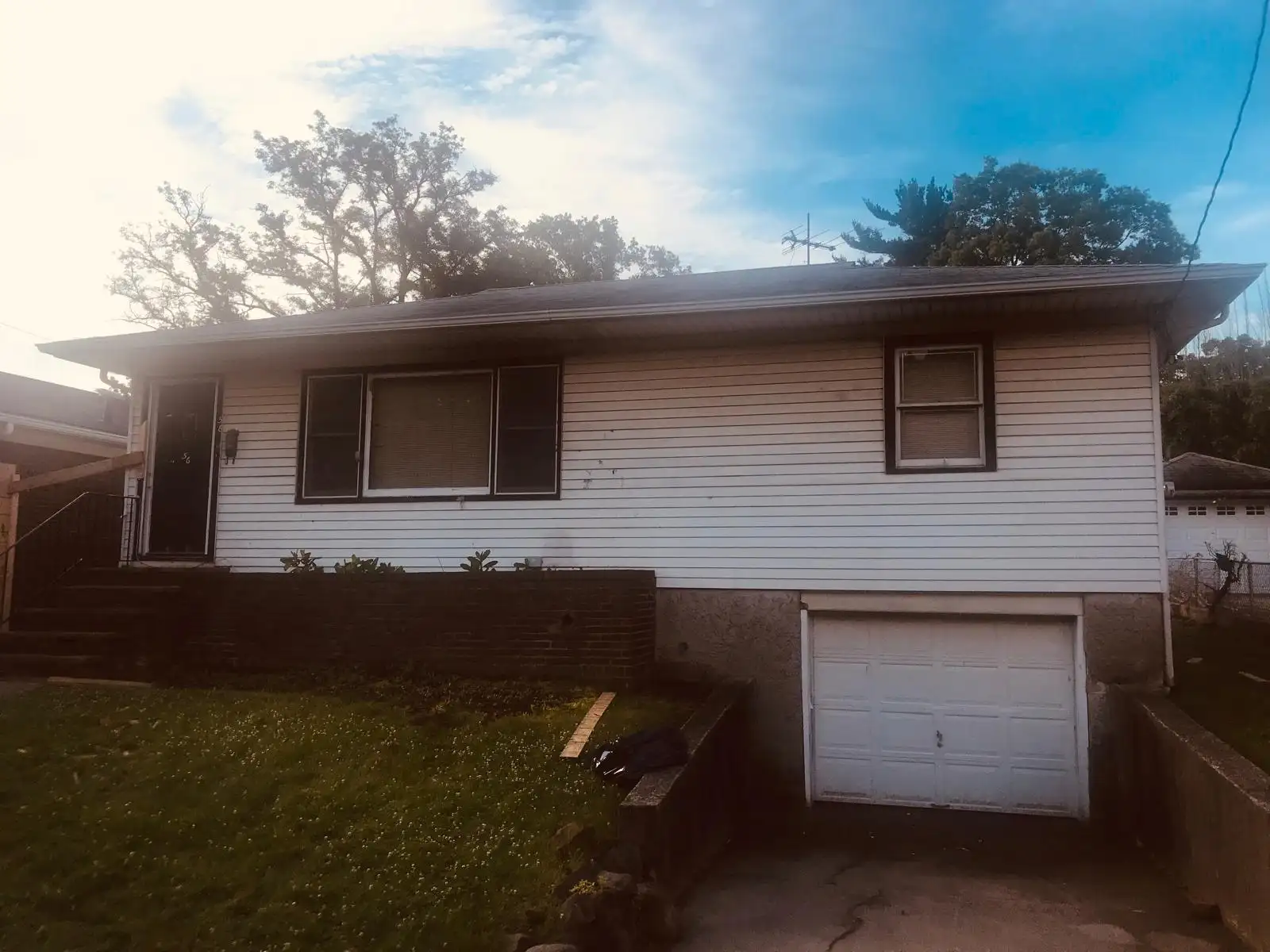 One-story house with garage before — Castleton Corners, Staten Island