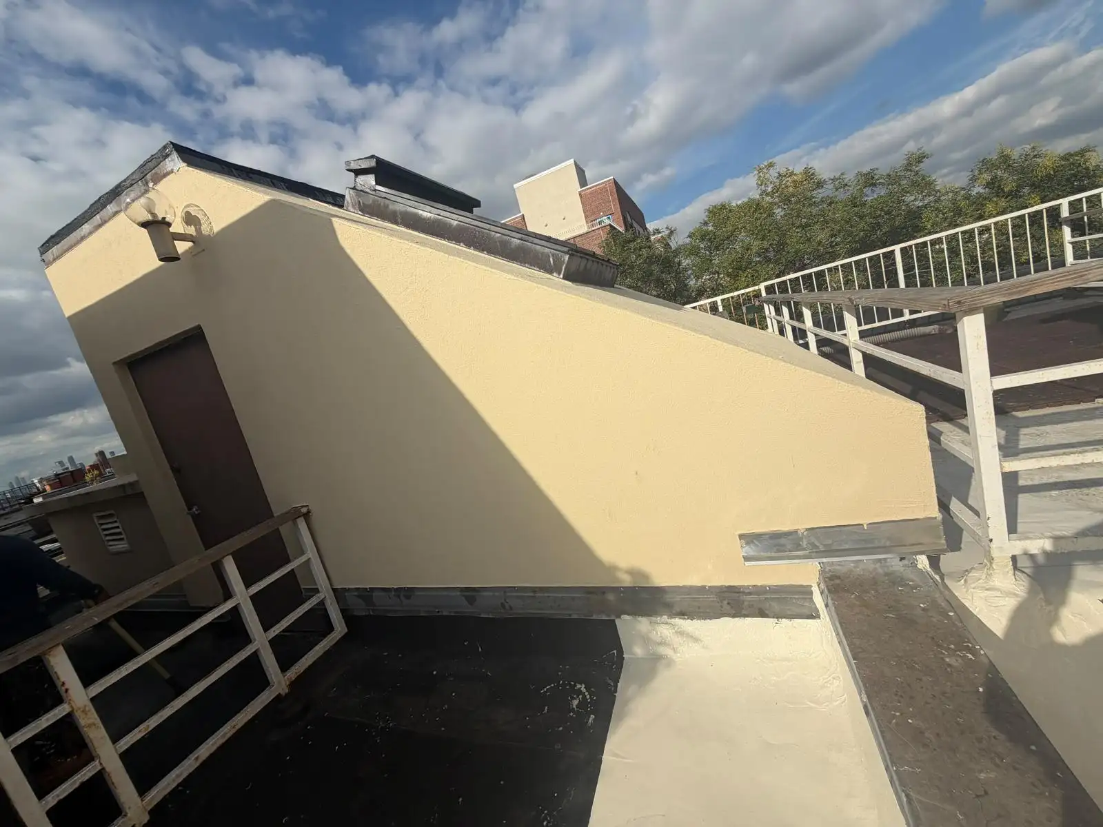 Roof bulkhead and stair enclosure — South Slope, Brooklyn