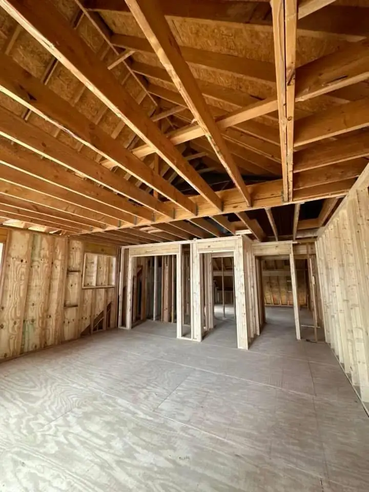 Second floor framing and ridge beam — Arrochar, Staten Island