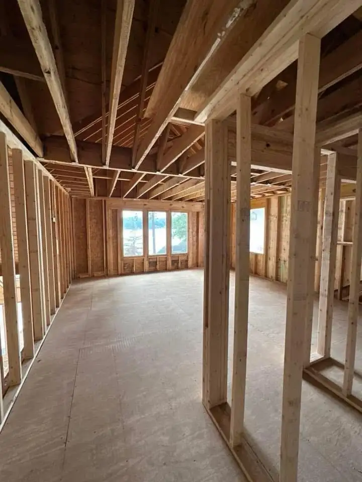 Second floor stud walls and window openings — Arrochar, Staten Island